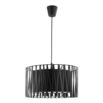 Полилей на верижка HARMONY BLACK 1xE27/60W/230V