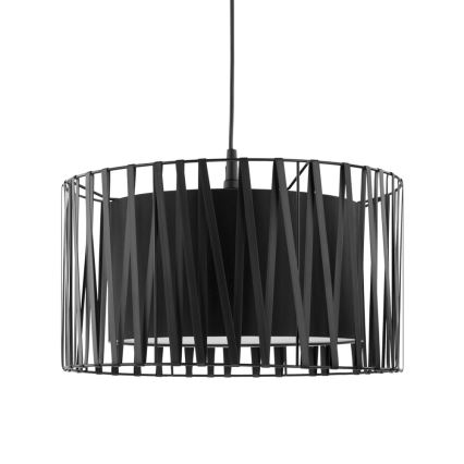 Полилей на верижка HARMONY BLACK 1xE27/60W/230V
