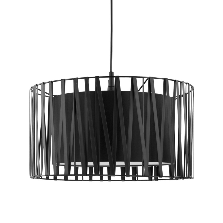 Полилей на верижка HARMONY BLACK 1xE27/60W/230V