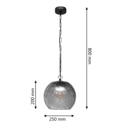 Полилей на верижка MARILLA 1xE27/15W/230V