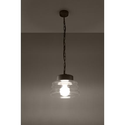 Полилей на верижка MARINA 1xE27/60W/230V