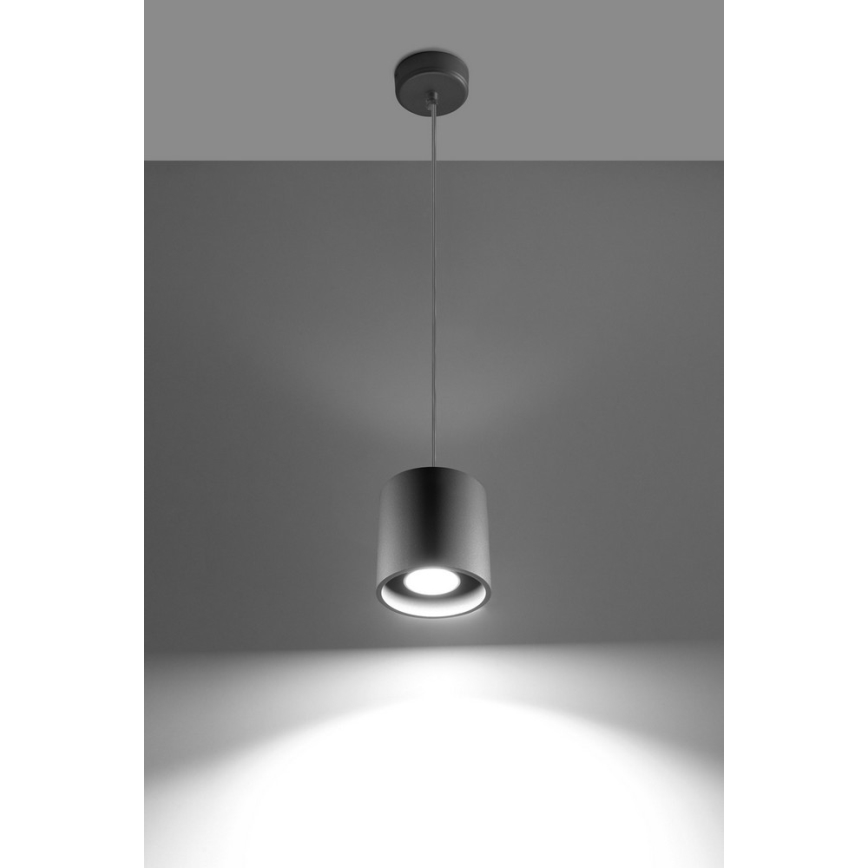 Полилей на верижка ORBIS 1 1xGU10/40W/230V сива