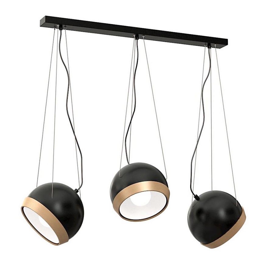 Полилей на верижка OVAL 3xE27/60W/230V