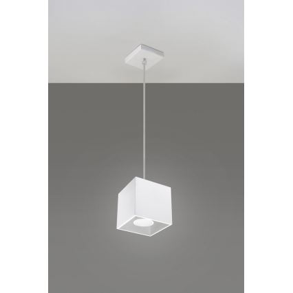 Полилей на верижка QUAD 1 1xGU10/40W/230V бяла