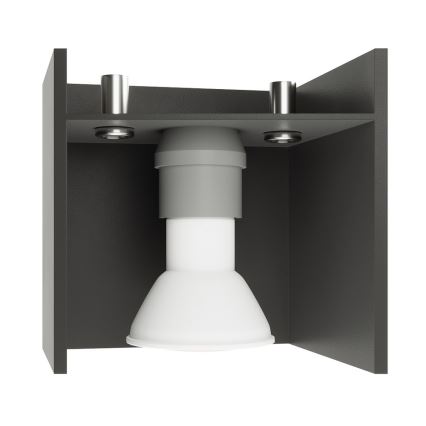 Полилей на верижка QUAD 1 1xGU10/40W/230V черна