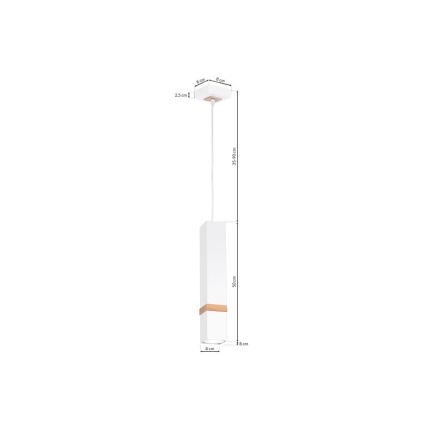 Полилей на верижка VIDAR 1xGU10/25W/230V