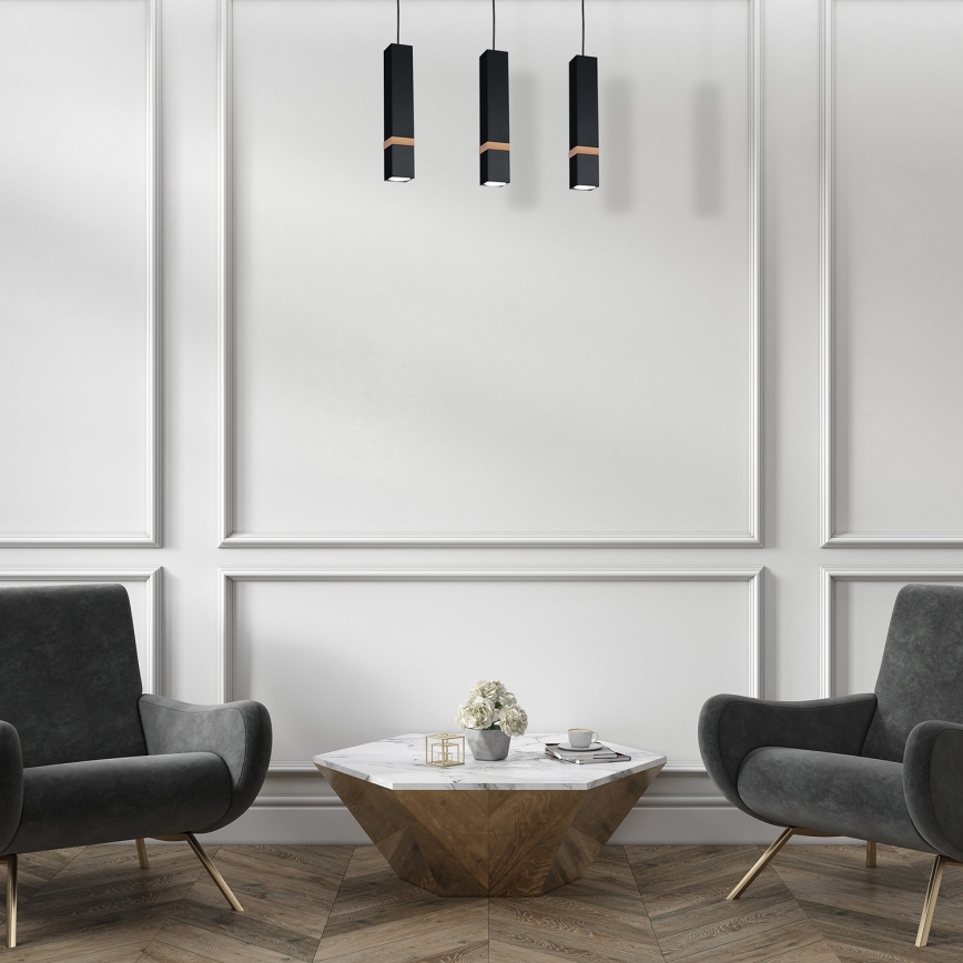 Полилей на верижка VIDAR 3xGU10/25W/230V