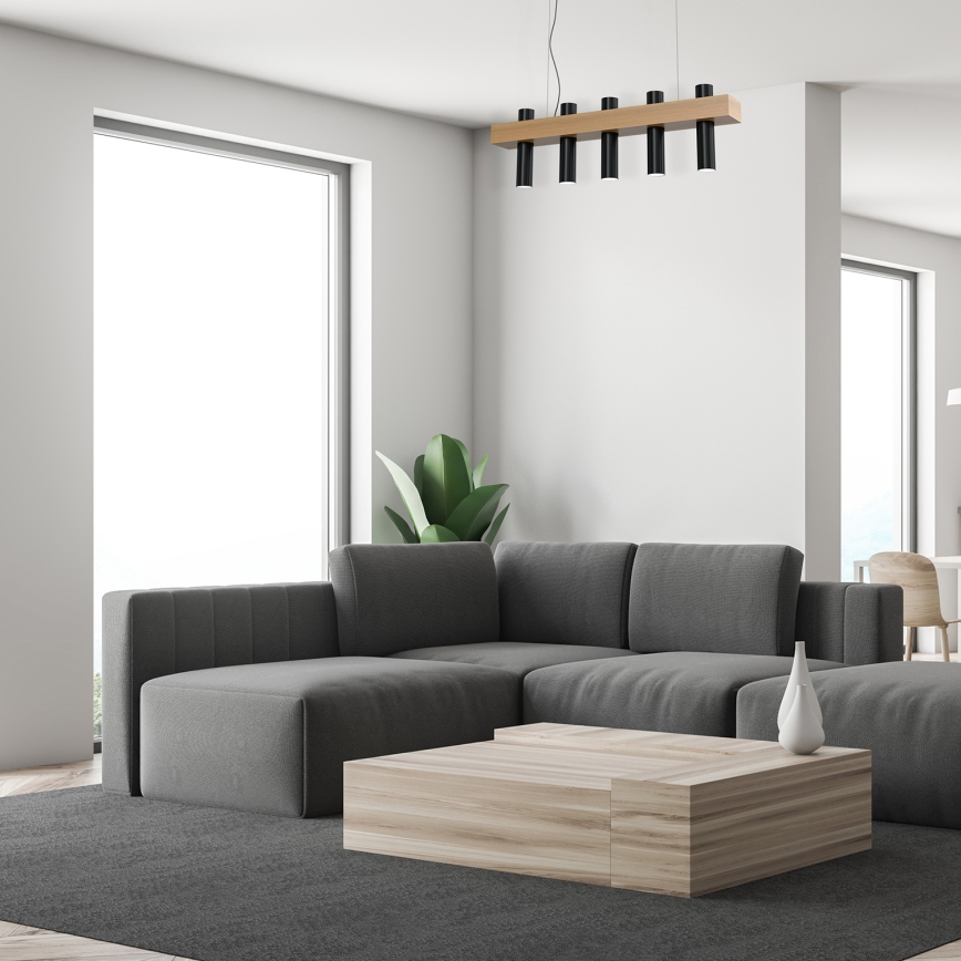 Полилей на верижка WEST 5xGU10/25W/230V