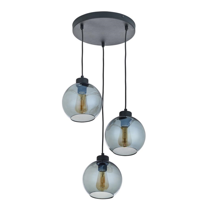 Полилей на въже CUBUS 3xE27/60W/230V