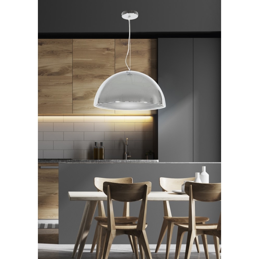 Полилей на въже DORADA 1xE27/60W/230V хром