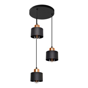 Полилей на въже EDISON 3xE27/15W/230V
