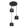 Полилей на въже EDISON 3xE27/15W/230V
