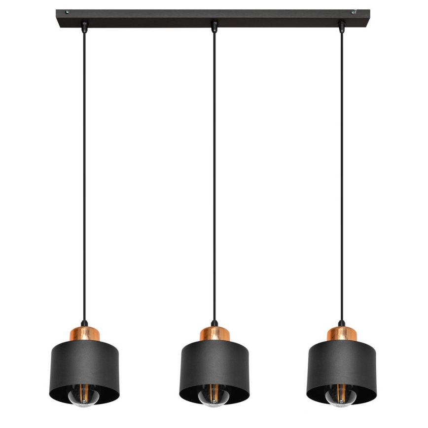 Полилей на въже EDISON 3xE27/15W/230V