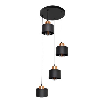 Полилей на въже EDISON 4xE27/15W/230V