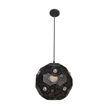 Полилей на въже EUPHORIA 1xE27/40W/230V черна