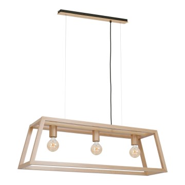 Полилей на въже LEGNO 3xE27/60W/230V