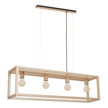 Полилей на въже LEGNO 4xE27/60W/230V