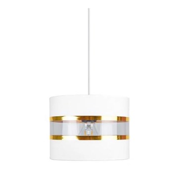 Полилей на въже LIND 1xE27/60W/230V бяла