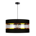 Полилей на въже LIND 1xE27/60W/230V черна