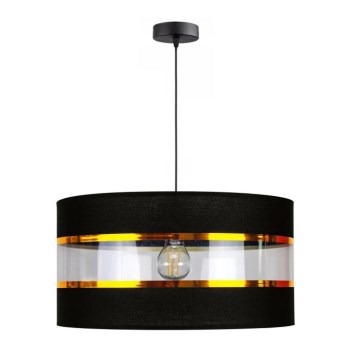 Полилей на въже LIND 1xE27/60W/230V черна