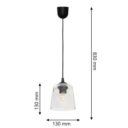 Полилей на въже LUCEA 1xE27/15W/230V
