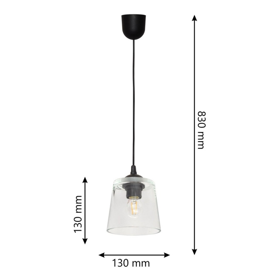 Полилей на въже LUCEA 1xE27/15W/230V