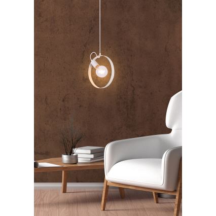 Полилей на въже NEXO 1xE27/40W/230V розов