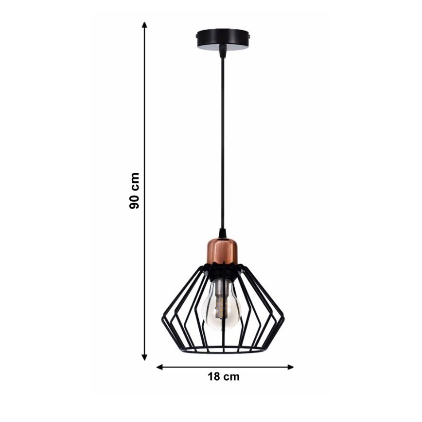 Полилей на въже PORTO 1xE27/40W/230V