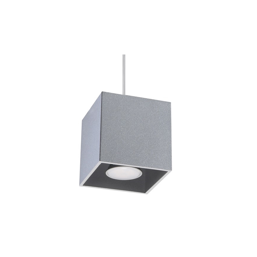 Полилей на въже QUAD 1 1xGU10/40W/230V сива