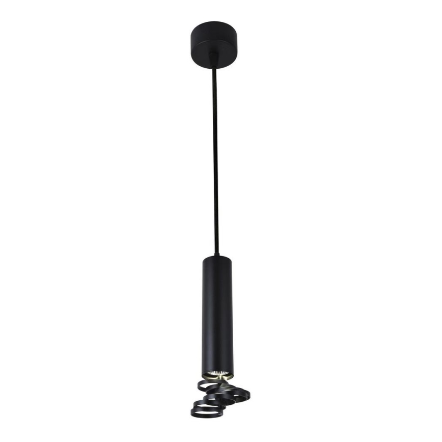 Полилей на въже TUBA 1xGU10/50W/230V черна