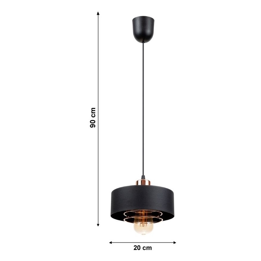Полилей на въже VEST 1xE27/60W/230V