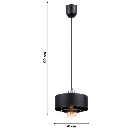 Полилей на въже VEST 1xE27/60W/230V