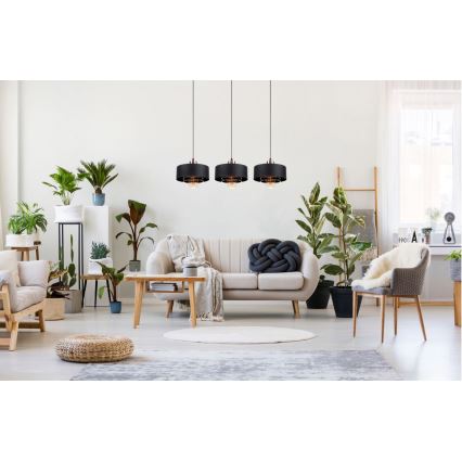 Полилей на въже VEST 3xE27/60W/230V