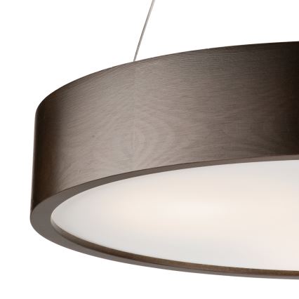 Полилей на кабел 3xE27/60W/230V ? 47 см борова дървесина