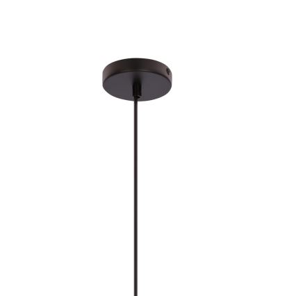 Полилей на кабел AFRICA 1xE27/40W/230V диаметър 40 cm кафяв/кремав