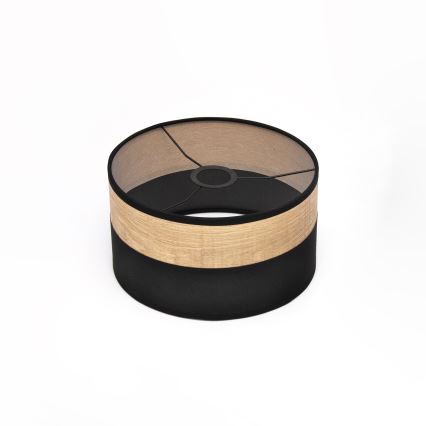 Полилей на кабел ALBA 1xE27/15W/230V диам. 25 см черен/кафяв