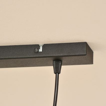 Полилей на кабел ALBA 2xE27/15W/230V, сив