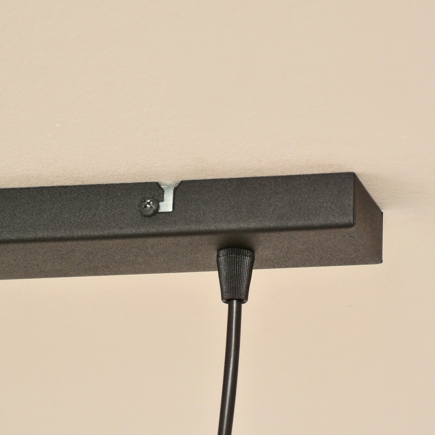 Полилей на кабел ALBA 2xE27/15W/230V, сив