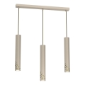 Полилей на кабел ALTRO 3xGU10/8W/230V бежов