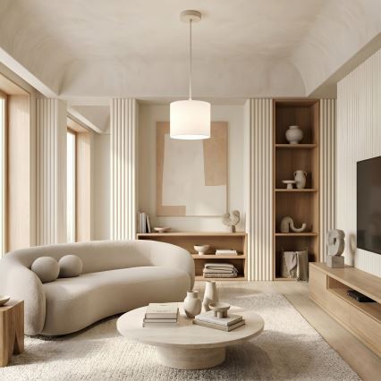 Полилей на кабел ARDEN, 1xE27/15W/230V, Ø 18 см, бежов