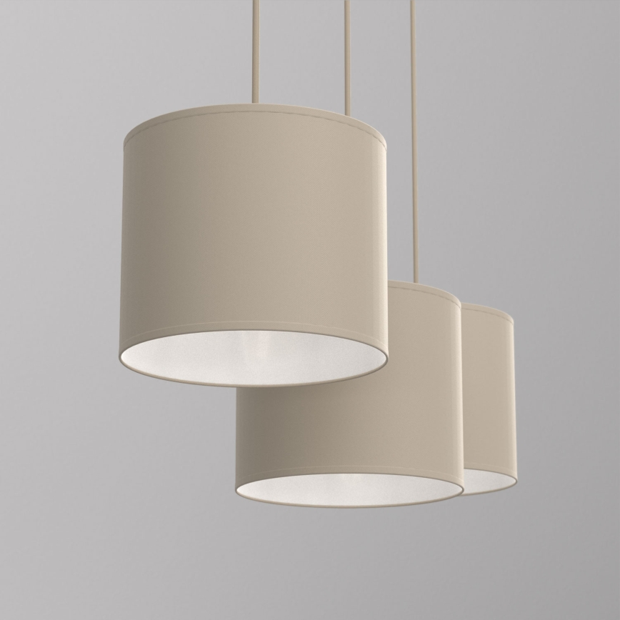 Полилей на кабел ARDEN 3xE27/15W/230V бежов