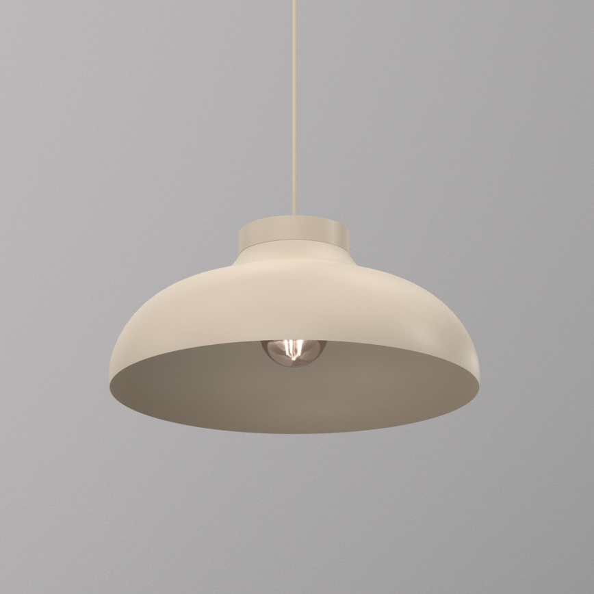 Полилей на кабел BASCA 1xE27/15W/230V бежов