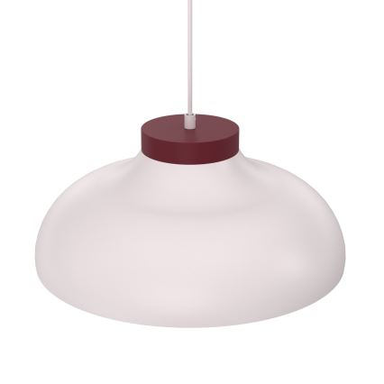Полилей на кабел BASCA 1xE27/15W/230V крем/бордо