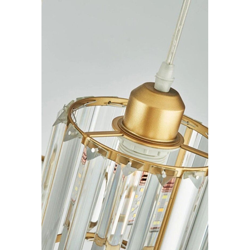 Полилей на кабел BELLA 3xE27/40W/230V златен