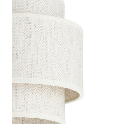 Полилей на кабел BOHO 1xE27/60W/230V Ø 40 см бял