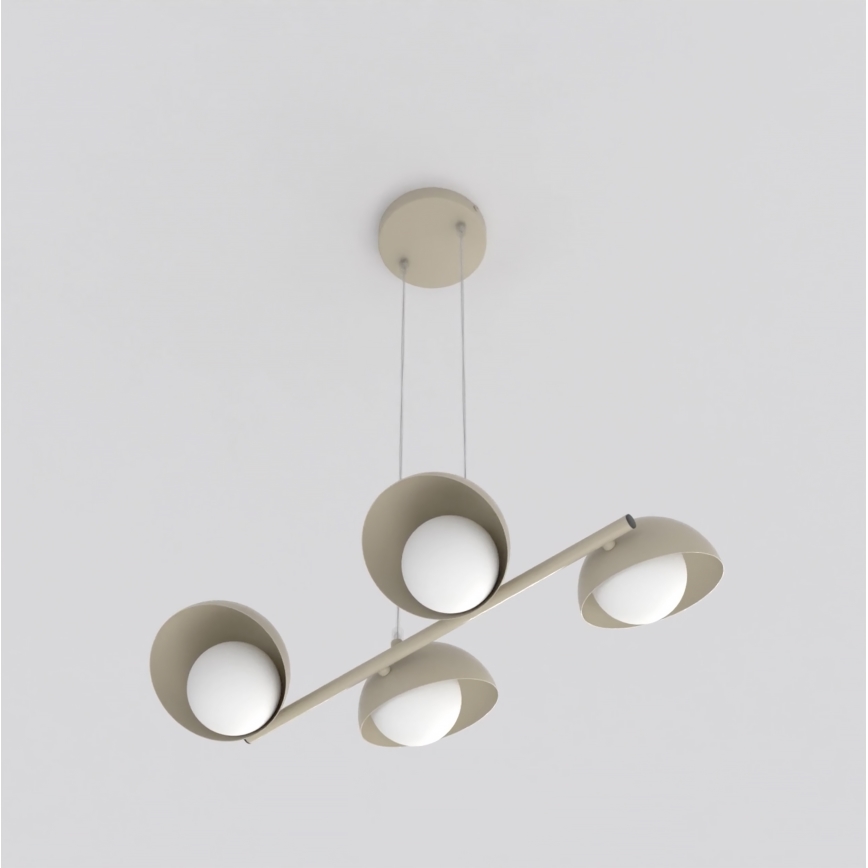 Полилей на кабел BOOM 4xG9/8W/230V бежов