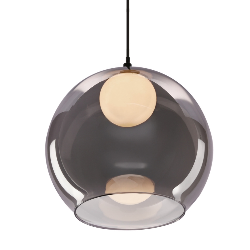 Полилей на кабел BRIN 1xG9/15W/230V димно черно