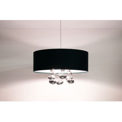 Полилей на кабел BUBBLE 1xE27/60W/230V Ø 40 см, зелен