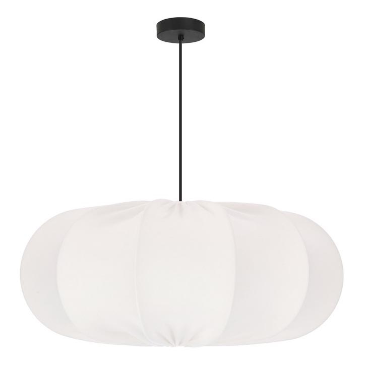 Полилей на кабел CAFEE 1xE27/40W/230V, Ø 52 см, бял