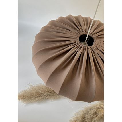 Полилей на кабел CAFEE 1xE27/40W/230V Ø 52 см, кафяв
